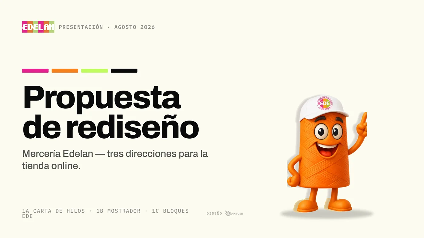 Tres direcciones de diseño para la mercería
